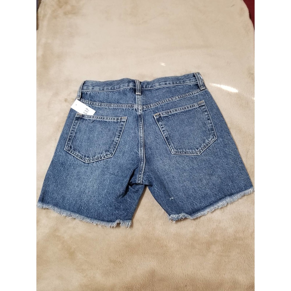 GAP NWT Women's Shorts Boyfriend Denim Stretch Jeans Size 00 / 24 Color … - Picture 8 of 11
